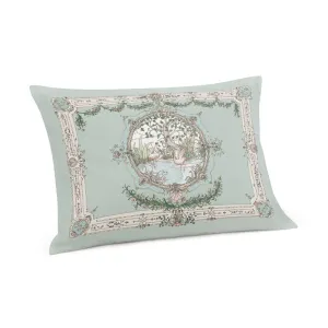 Atelier Choux Satin Cushion Tapestry Olive Green