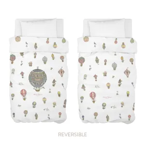 Atelier Choux Single Bed Duvet Cover - Hot Air Balloons
