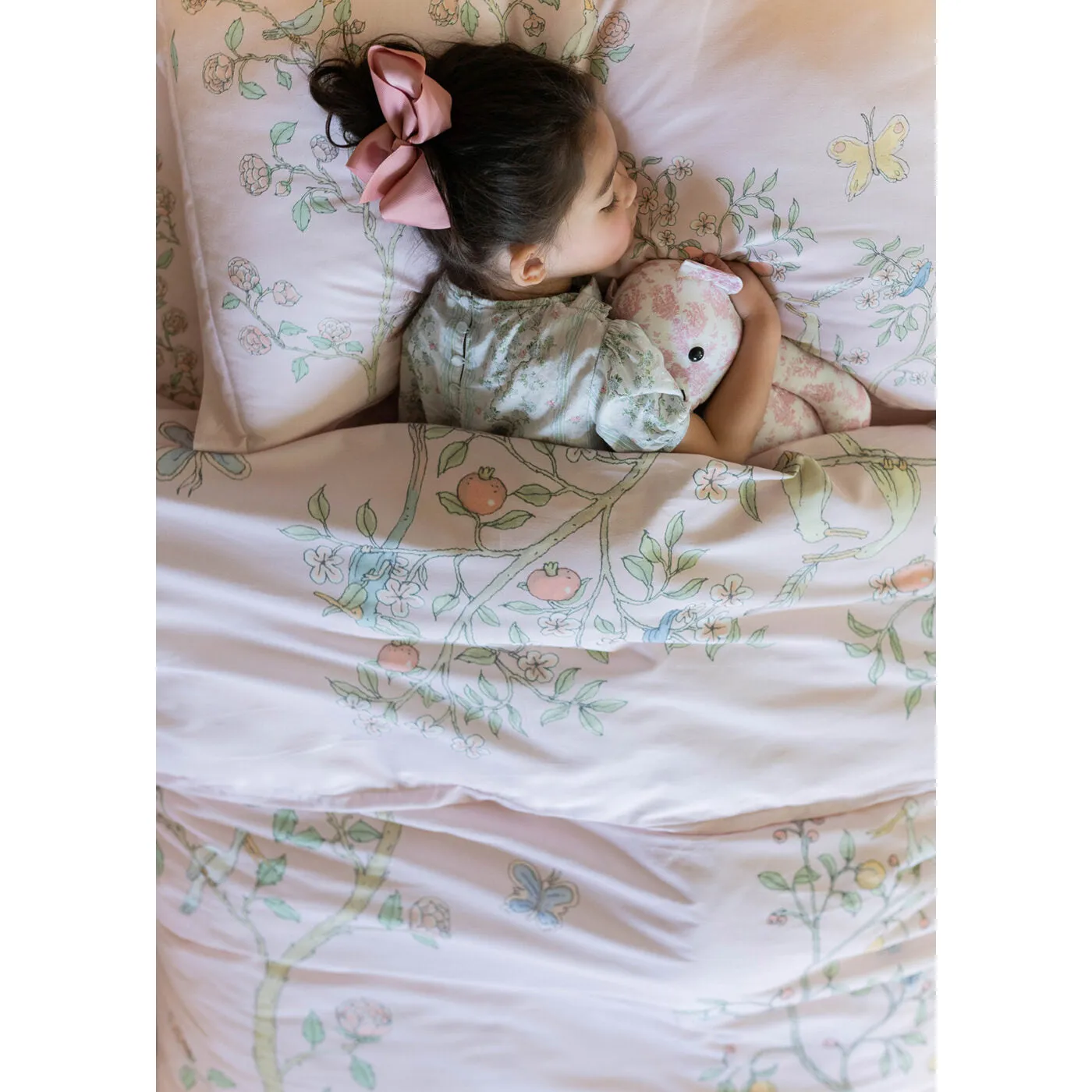 Atelier Choux Single Bed Pillow Cover in Bloom Pink