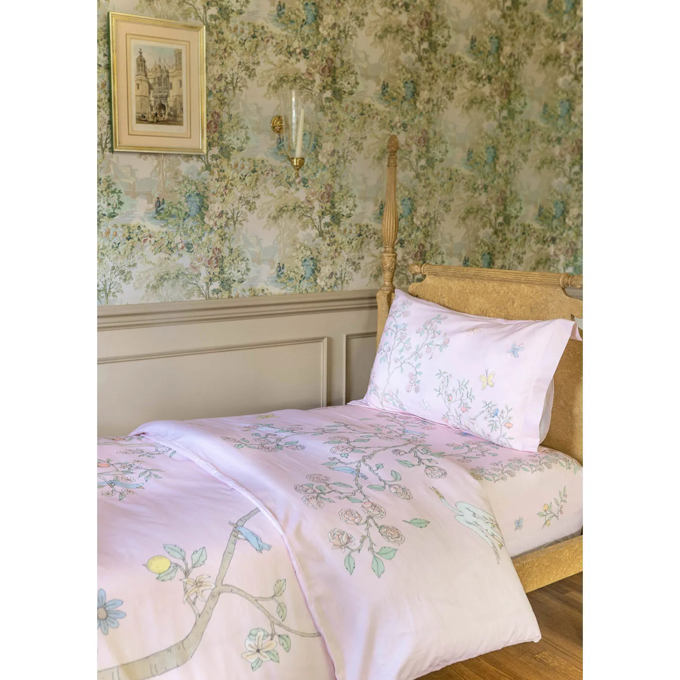 Atelier Choux Single Bed Pillow Cover in Bloom Pink