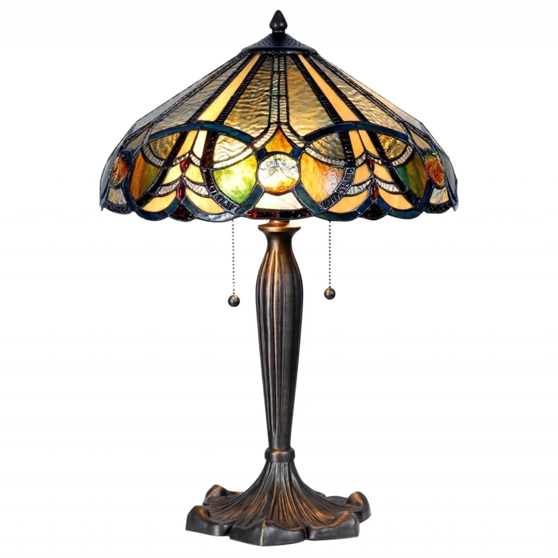 Barnstaple Tiffany Table Lamp - Tiffany Lighting Direct