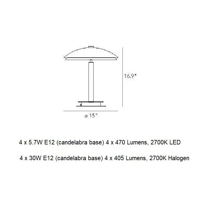 Bis Tris Table Lamp