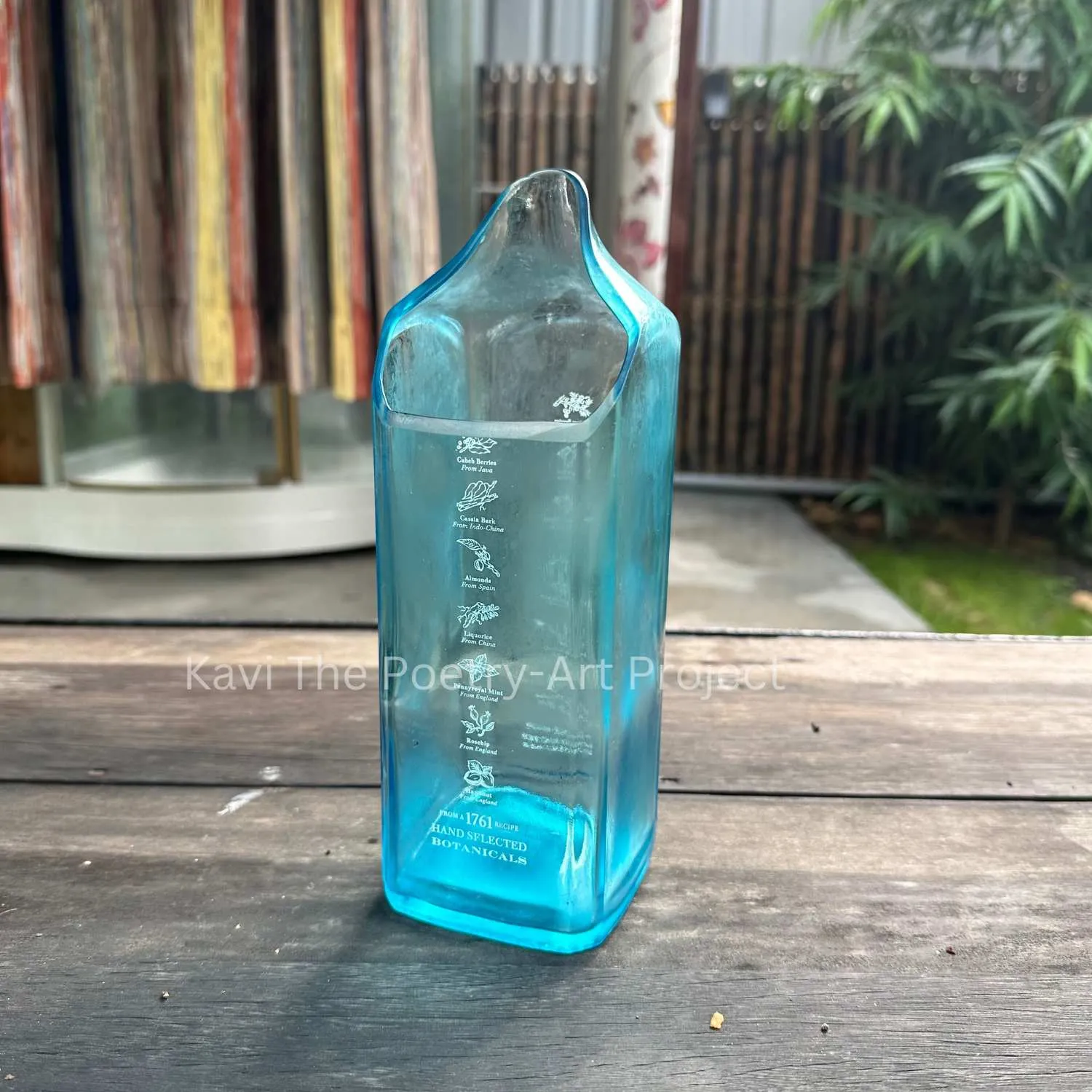 Bombay Sapphire Glasses ( Set of 4 ) with Jug