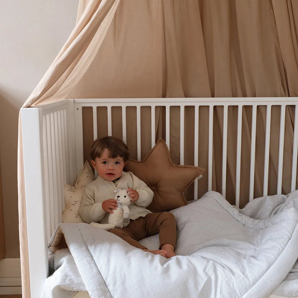 Cam Cam Copenhagen Bed Canopy - GOTS Latte