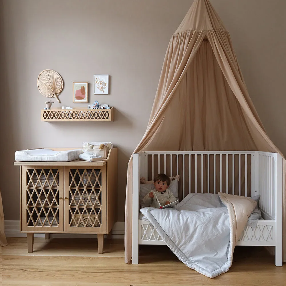 Cam Cam Copenhagen Bed Canopy - GOTS Latte