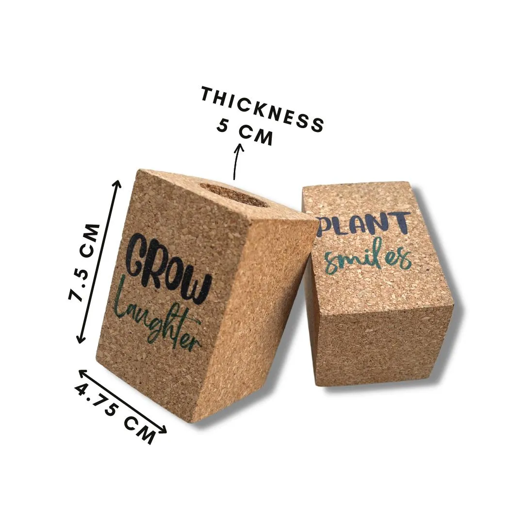 Cork Propagation Planter -  Set of 2