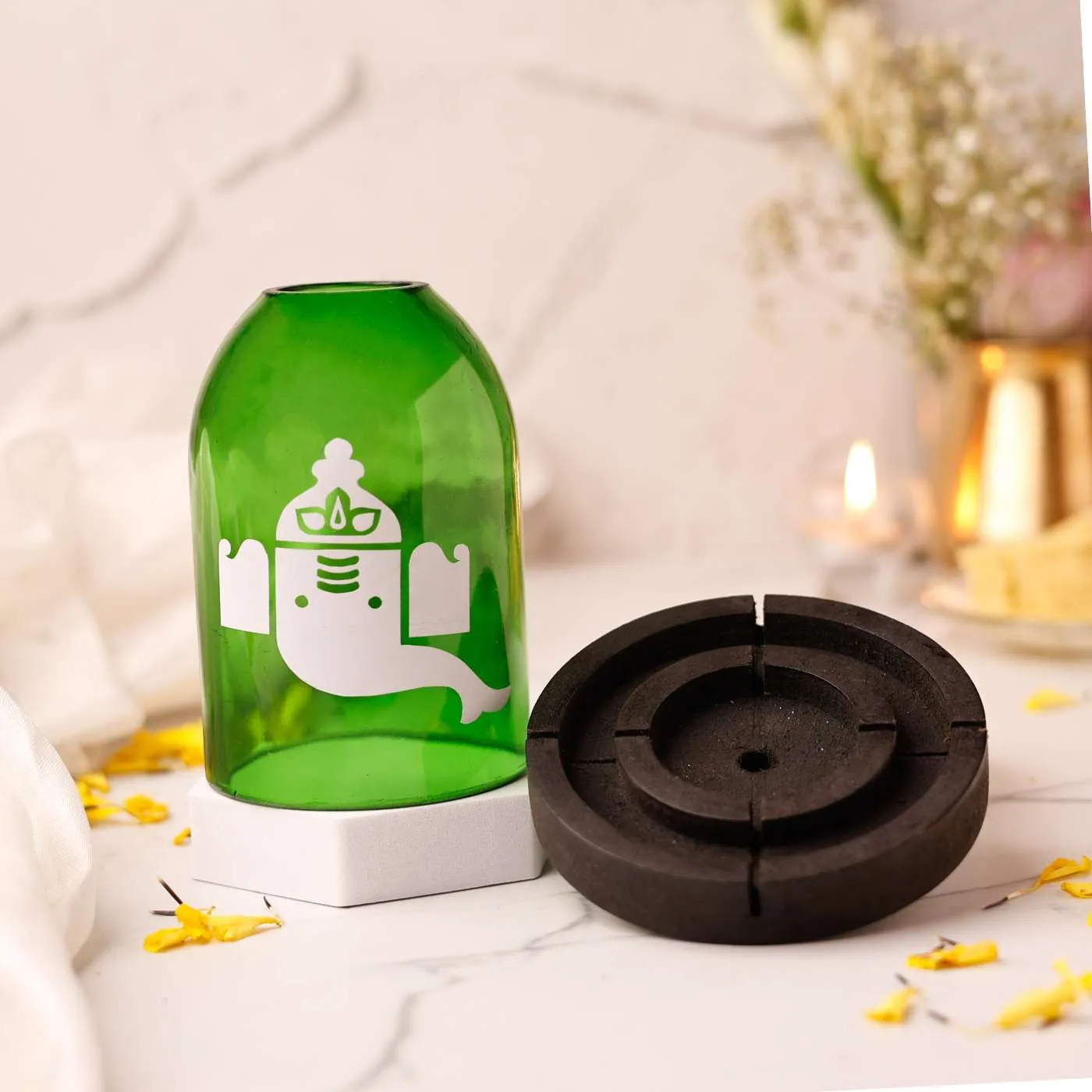 Eco friendly Ganesha Tea Light Holder