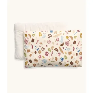 ergoPouch Bedding : Pillow with Case 0.3 Tog - Toddler - Bon Appetit