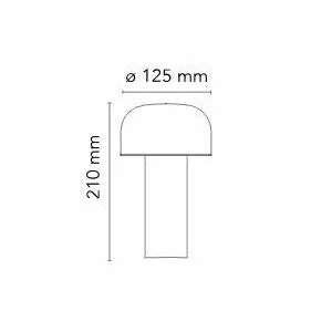 Flos Bellhop Table Lamp, Cioko