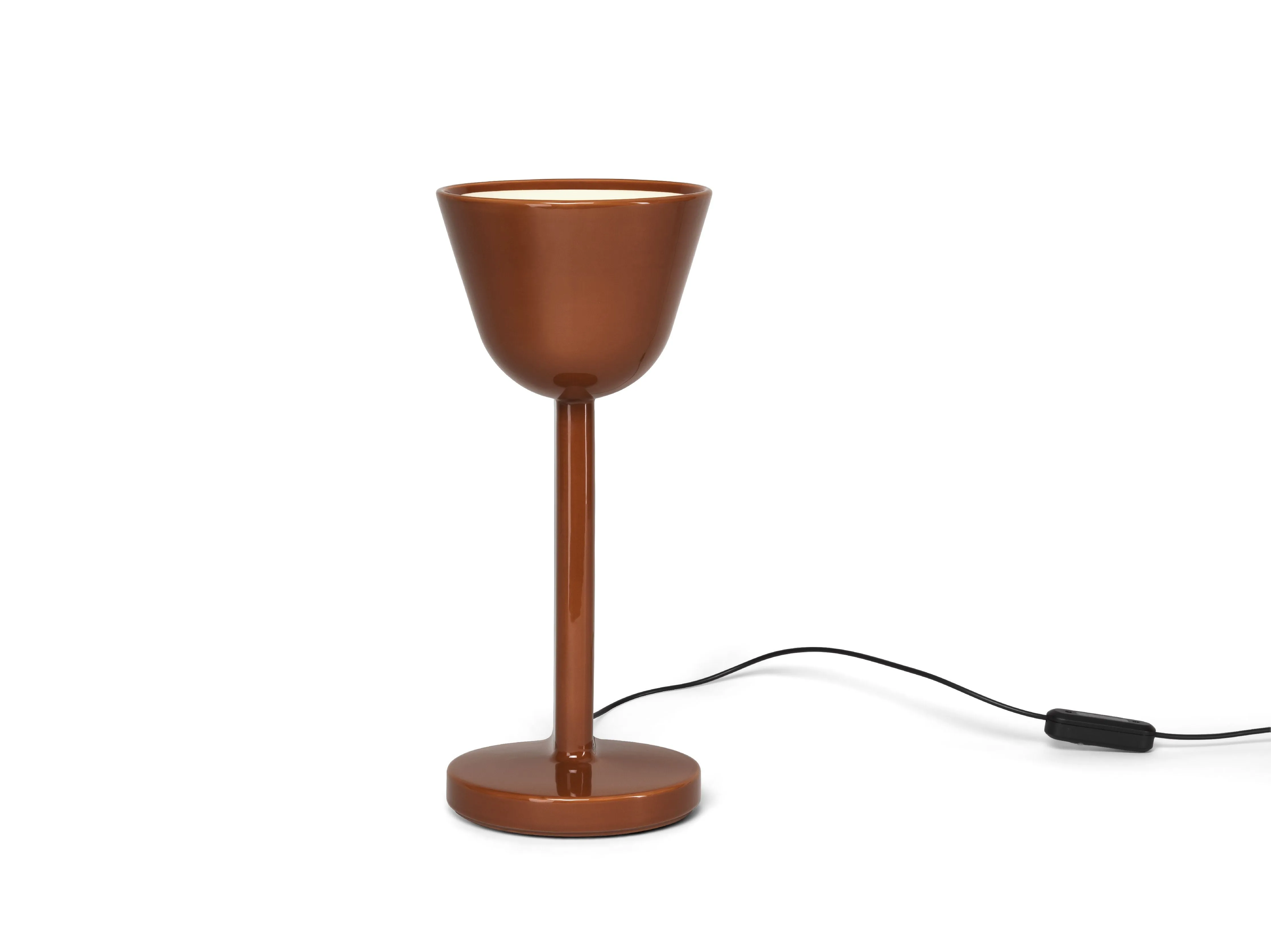 Flos Cramique Table Lamp Up, Rust Red