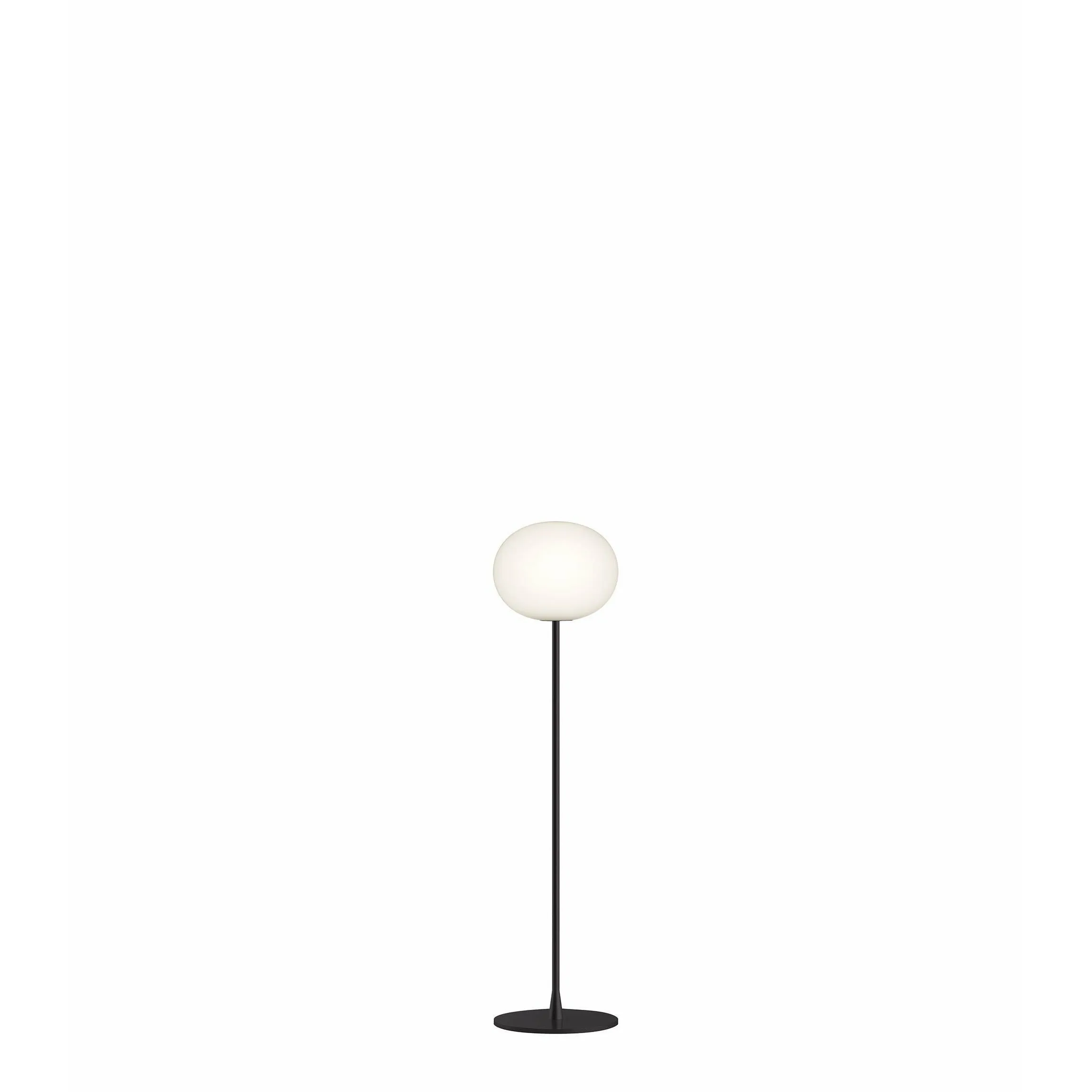 Flos Glo Ball F1 Floor Lamp, Black Matt