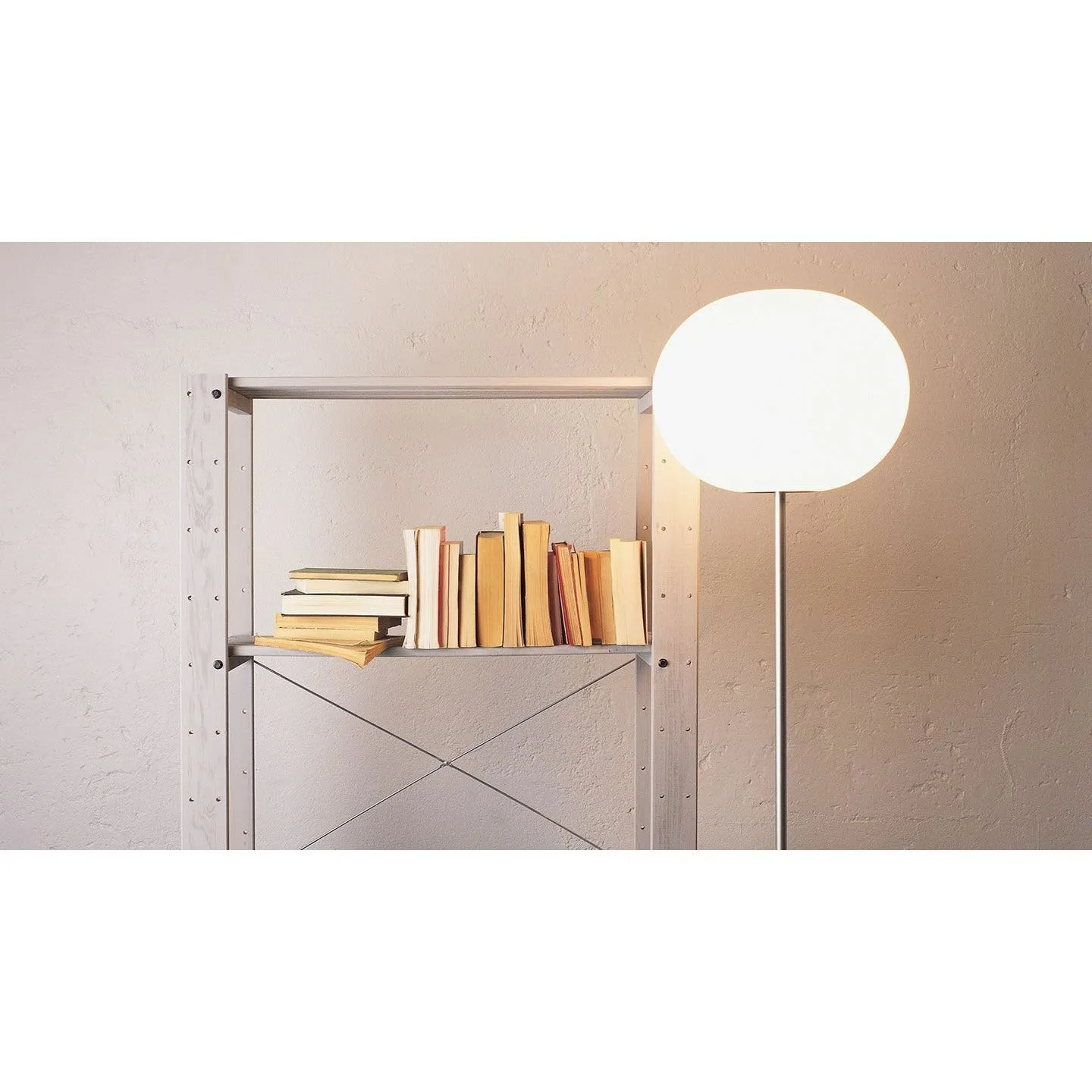 Flos Glo Ball F1 Floor Lamp, Black Matt