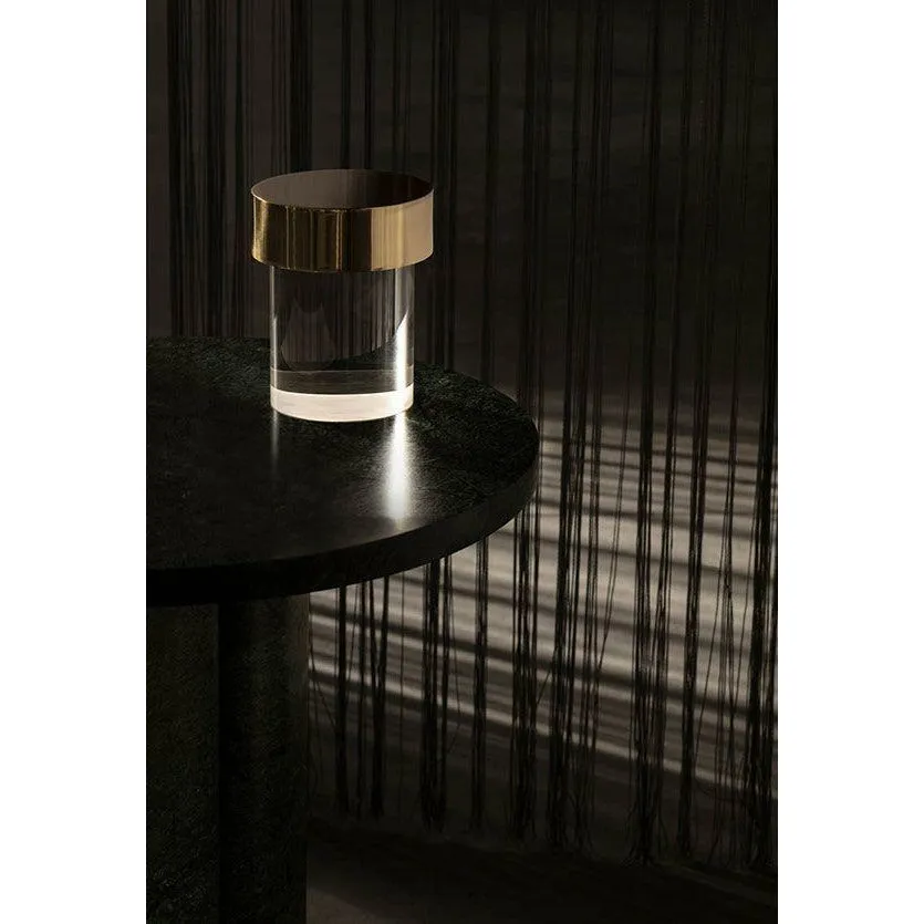 Flos Last Order Clear Table Lamp, Brass