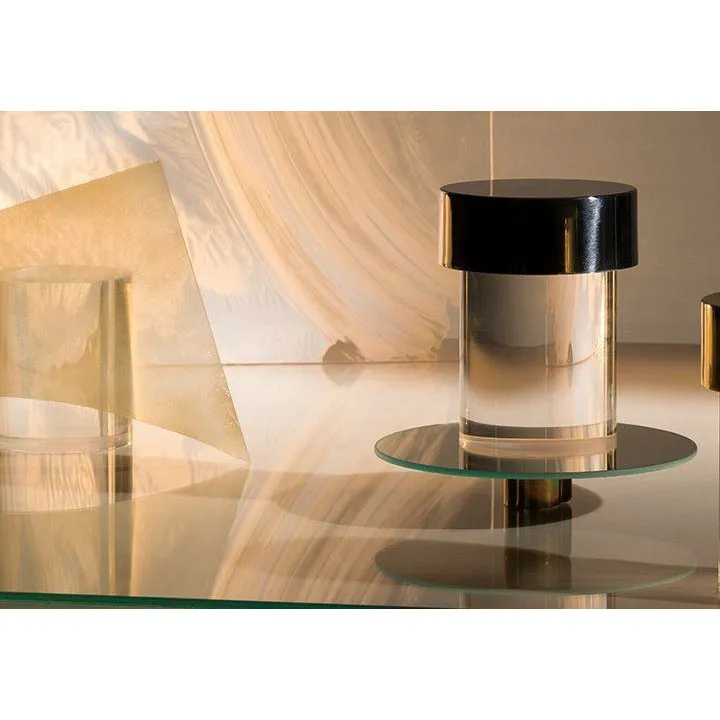 Flos Last Order Clear Table Lamp, Brass