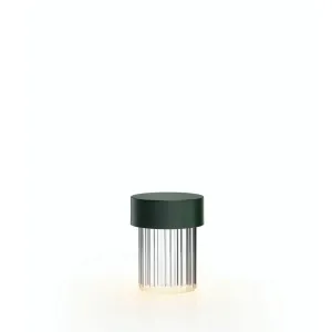 Flos Last Order Fluted Table Lamp, Green Matt