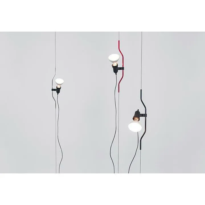 Flos Parentesi Suspension Lamp With Dimmer, Black