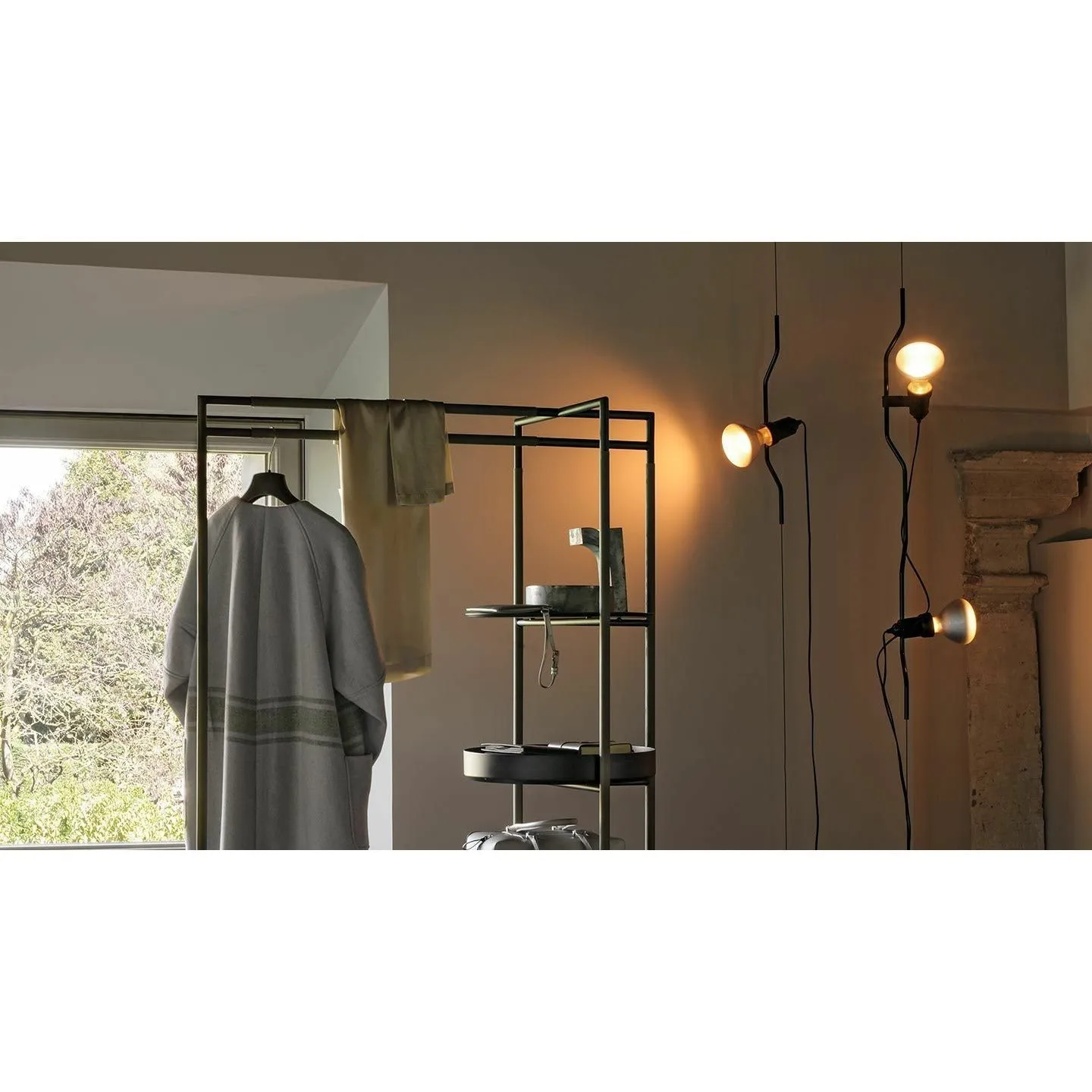 Flos Parentesi Suspension Lamp With Dimmer, White