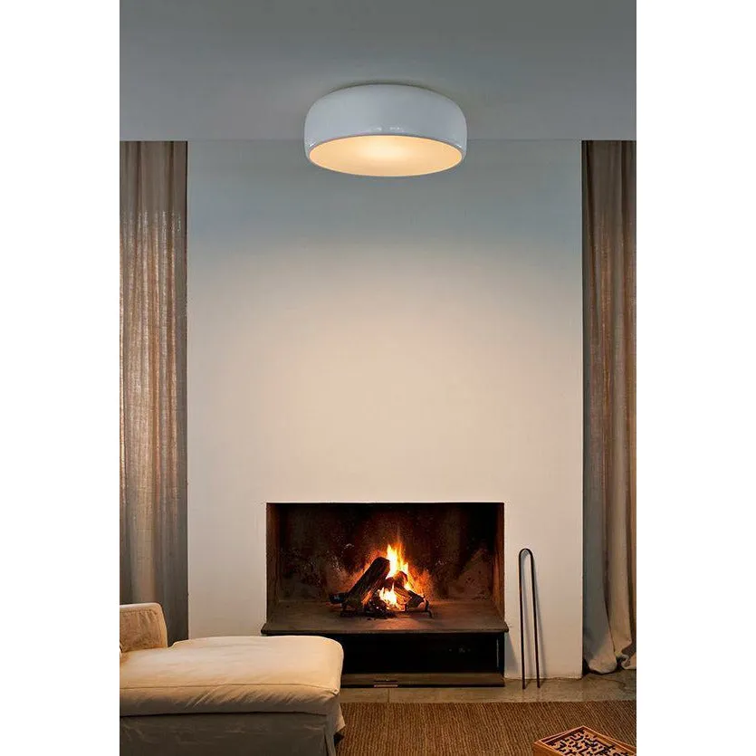 Flos Smithfield C Ceiling Lamp, Matt Black