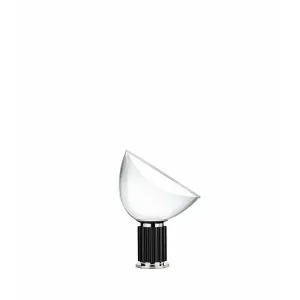 Flos Taccia Small Table Lamp Glass Shade Small, Black