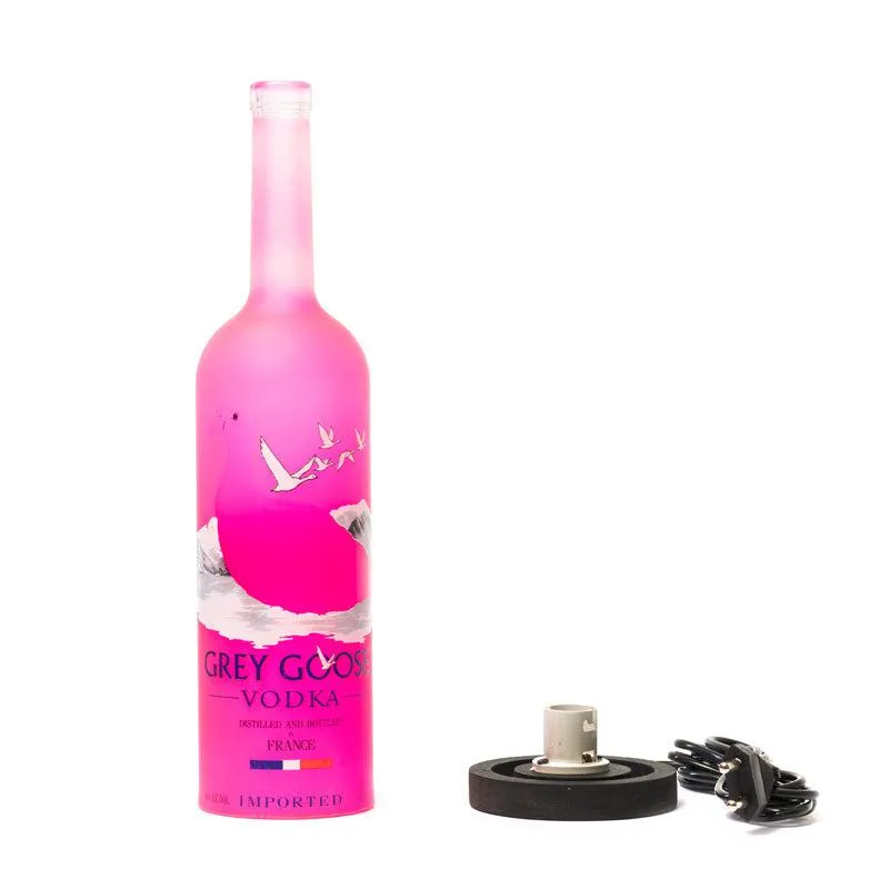 Grey Goose Inlit Lamp (Pink)