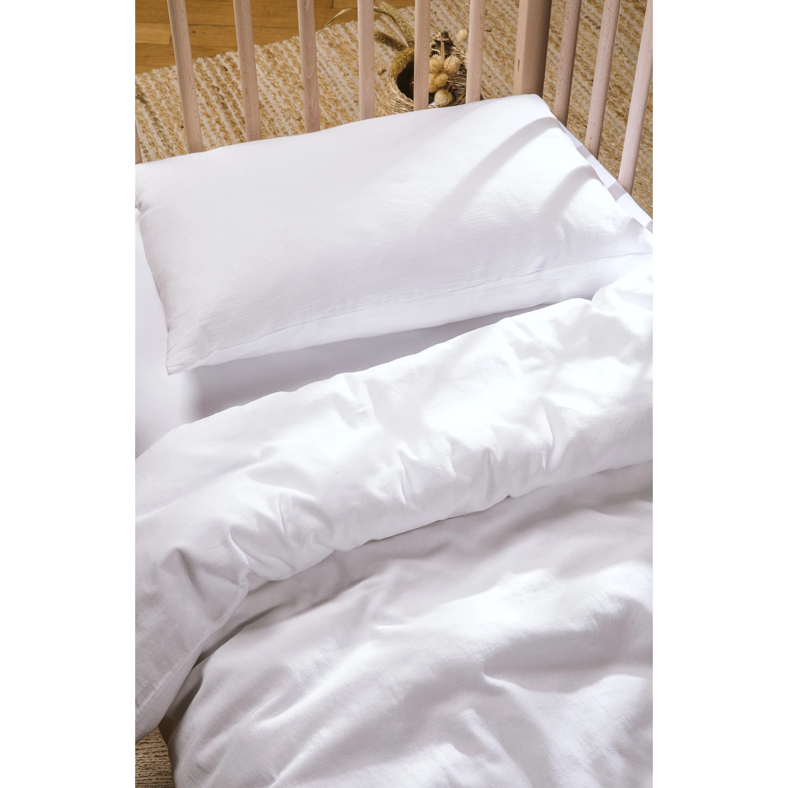 Kadolis Organic Cotton Pillow Case 40x60cm Blanc