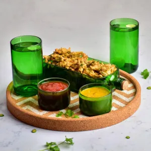 Kavi Jagermeister Bottle Serving Set With Cork Tray