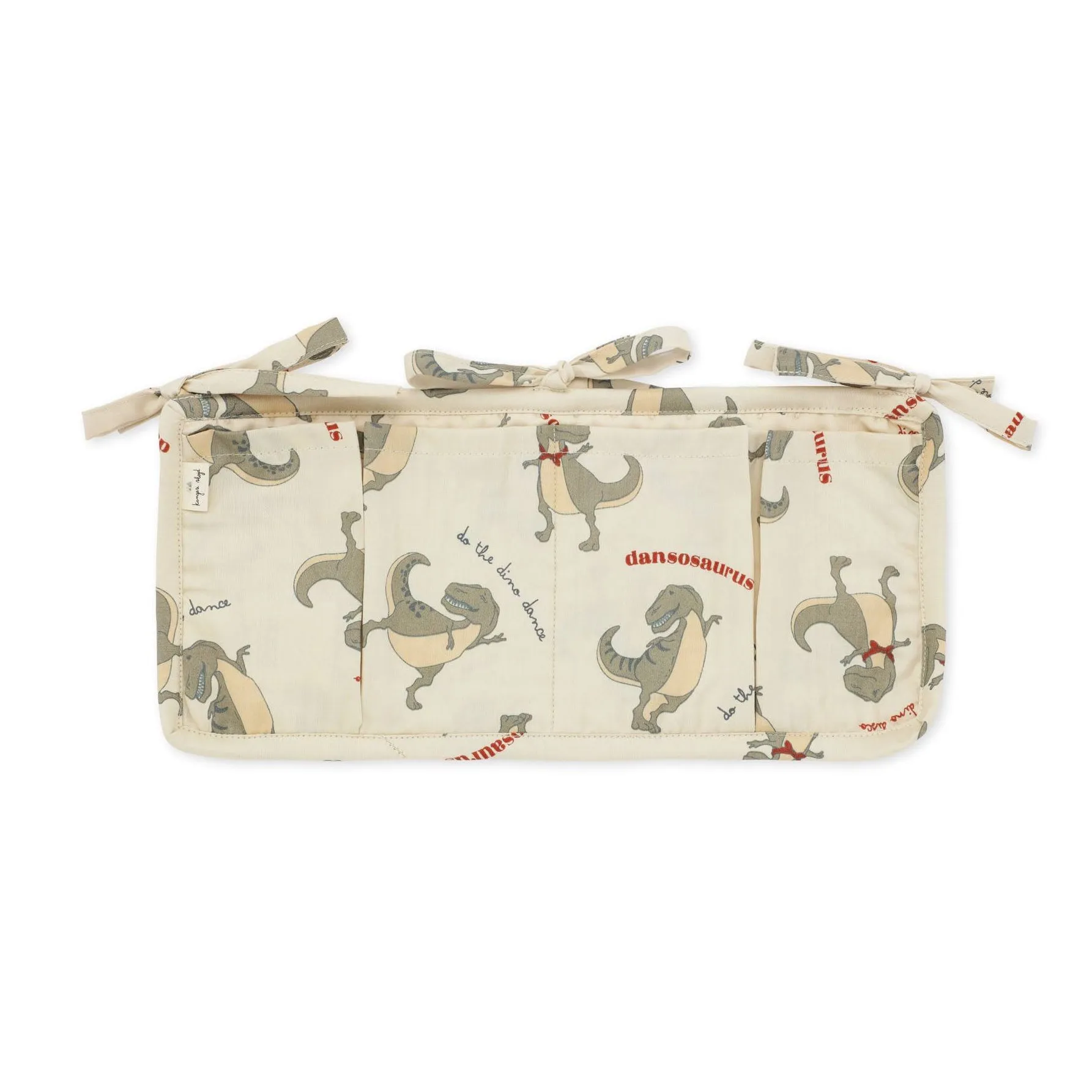 Konges Sløjd Quilted Bed Pockets Dansosaurus