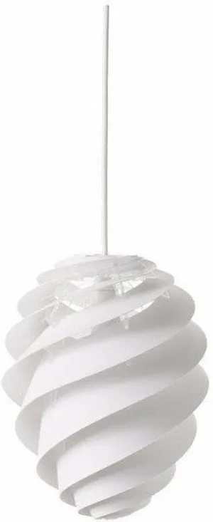 Le Klint Swirl Ii Pendant, White 36 Cm