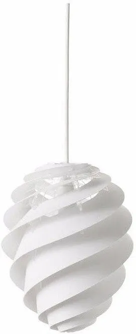Le Klint Swirl Ii Pendant, White 36 Cm