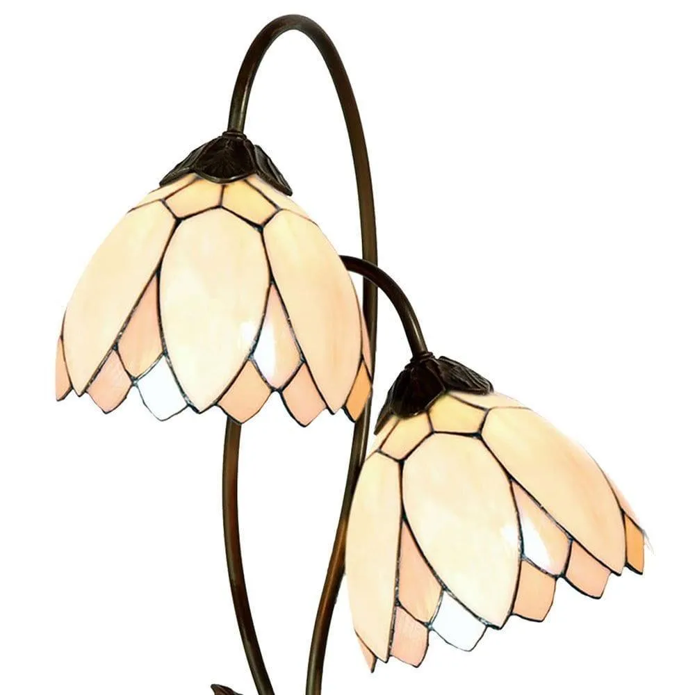 Lilly Double Tiffany Lamp - Tiffany Lighting Direct