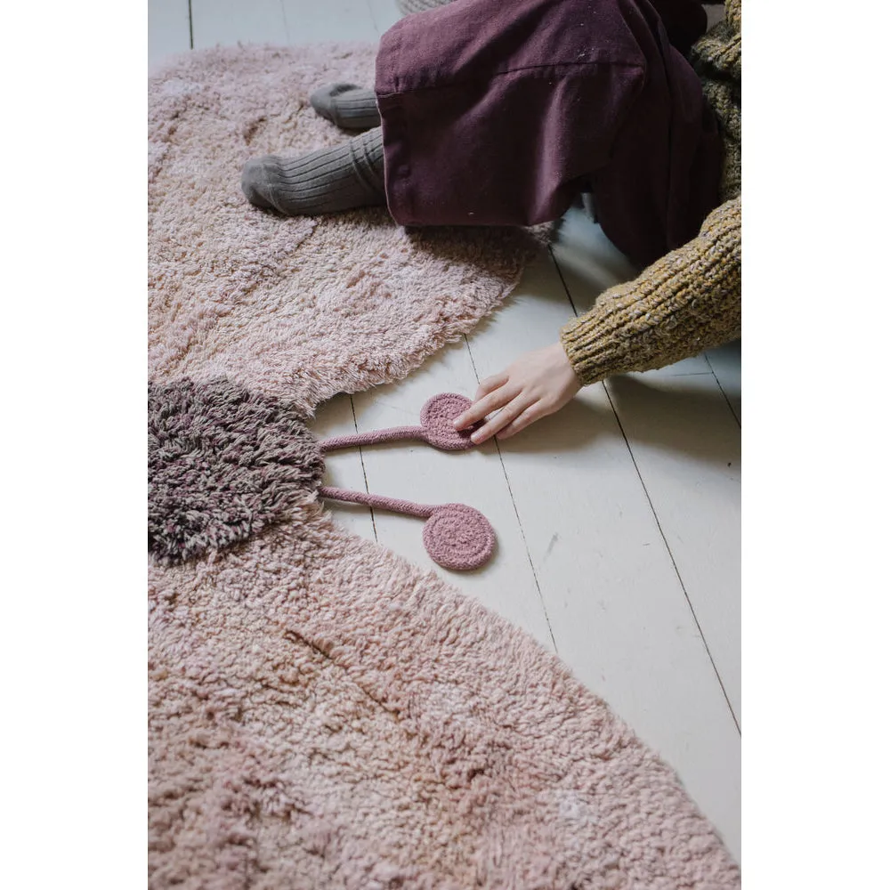 Lorena Canals Animal Rugs Baby Butterfly Machine Washable Cotton Rug - 90x120cm