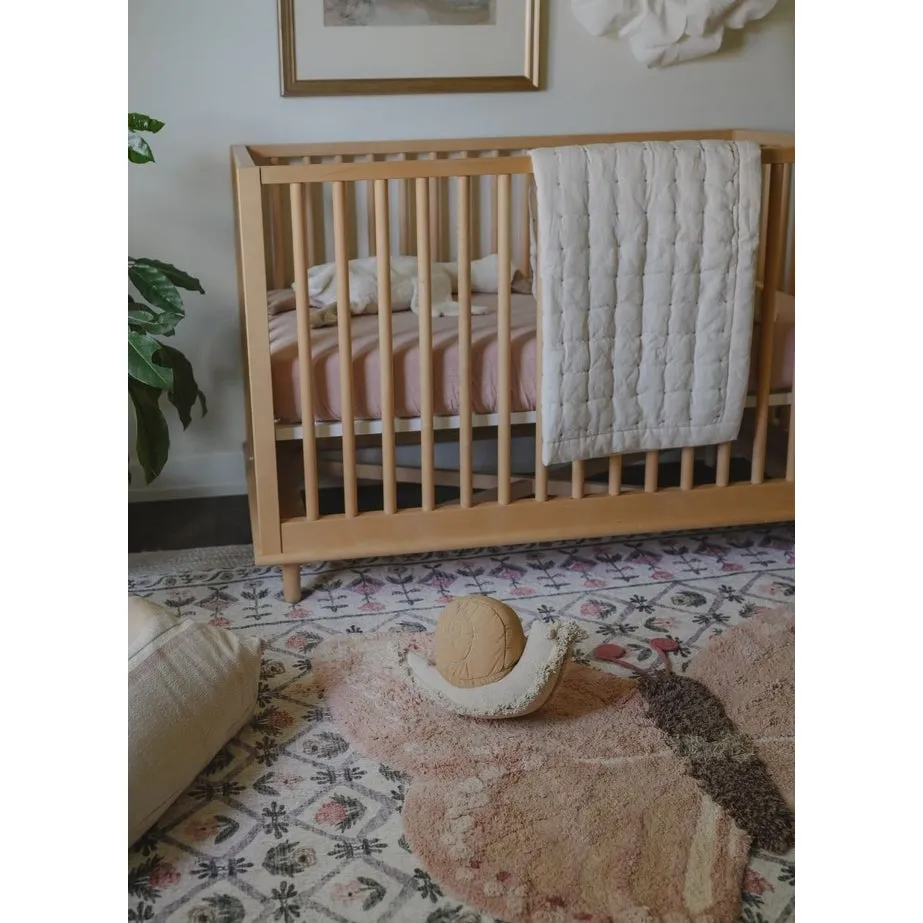 Lorena Canals Animal Rugs Baby Butterfly Machine Washable Cotton Rug - 90x120cm