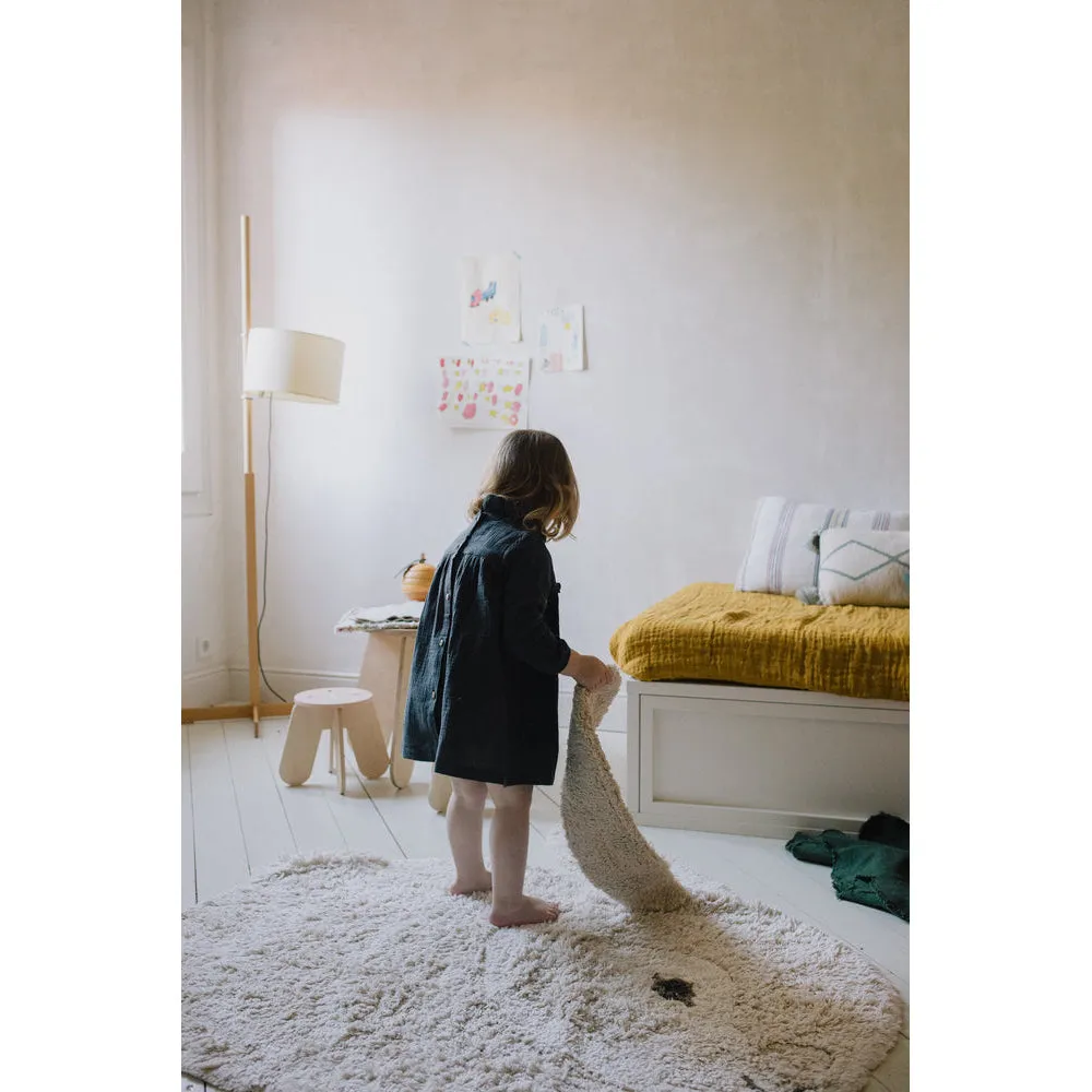 Lorena Canals Animal Rugs Bunny Machine Washable Cotton Rug - 130x135cm