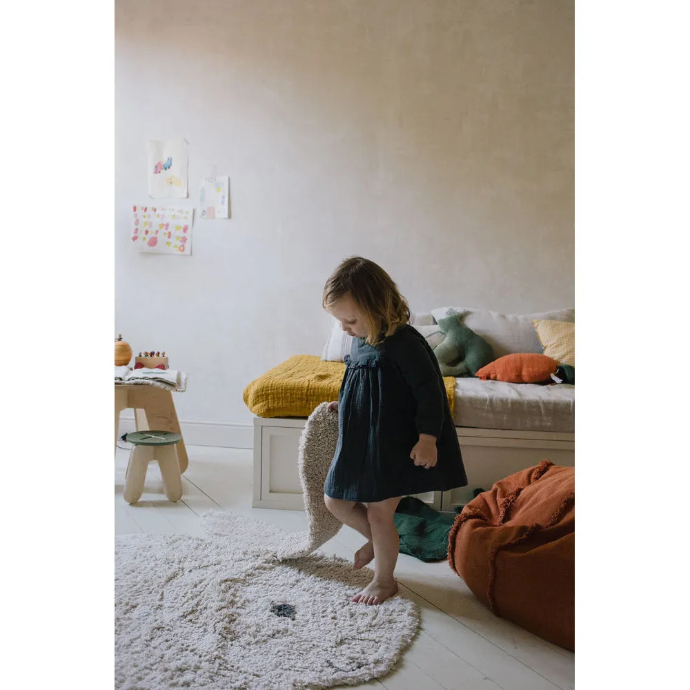 Lorena Canals Animal Rugs Bunny Machine Washable Cotton Rug - 130x135cm