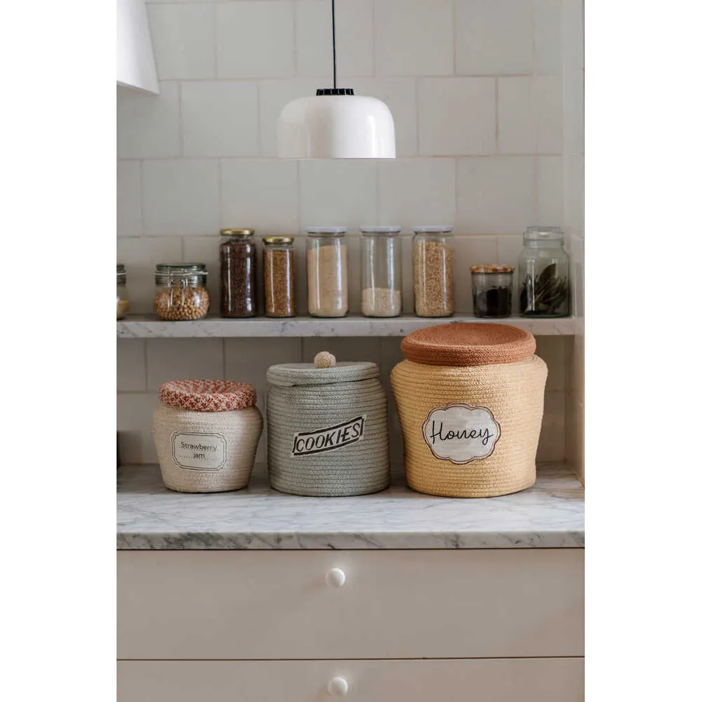 Lorena Canals Kitchen Basket Honey Pot - 28x28x27cm