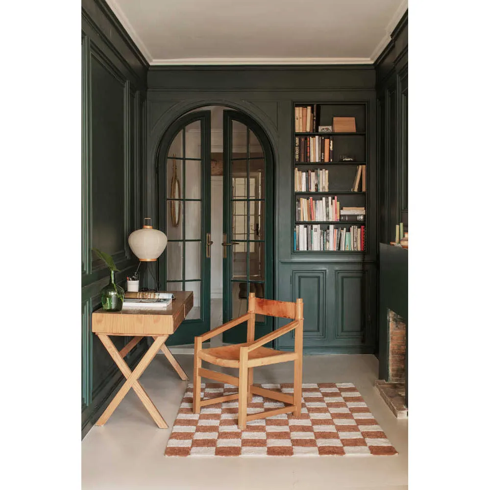 Lorena Canals Kitchen Tiles Toffee Machine Washable Cotton Rug - 120x160cm (Online Exclusive)