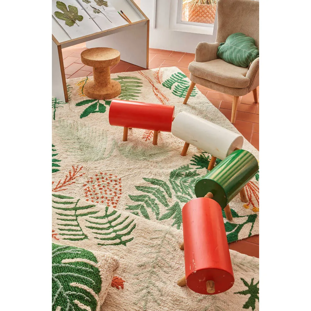 Lorena Canals Maxi Rugs Botanic Machine Washable Cotton Rug - 200x300cm (Pre-Order; Est. Delivery in 4-8 Weeks)