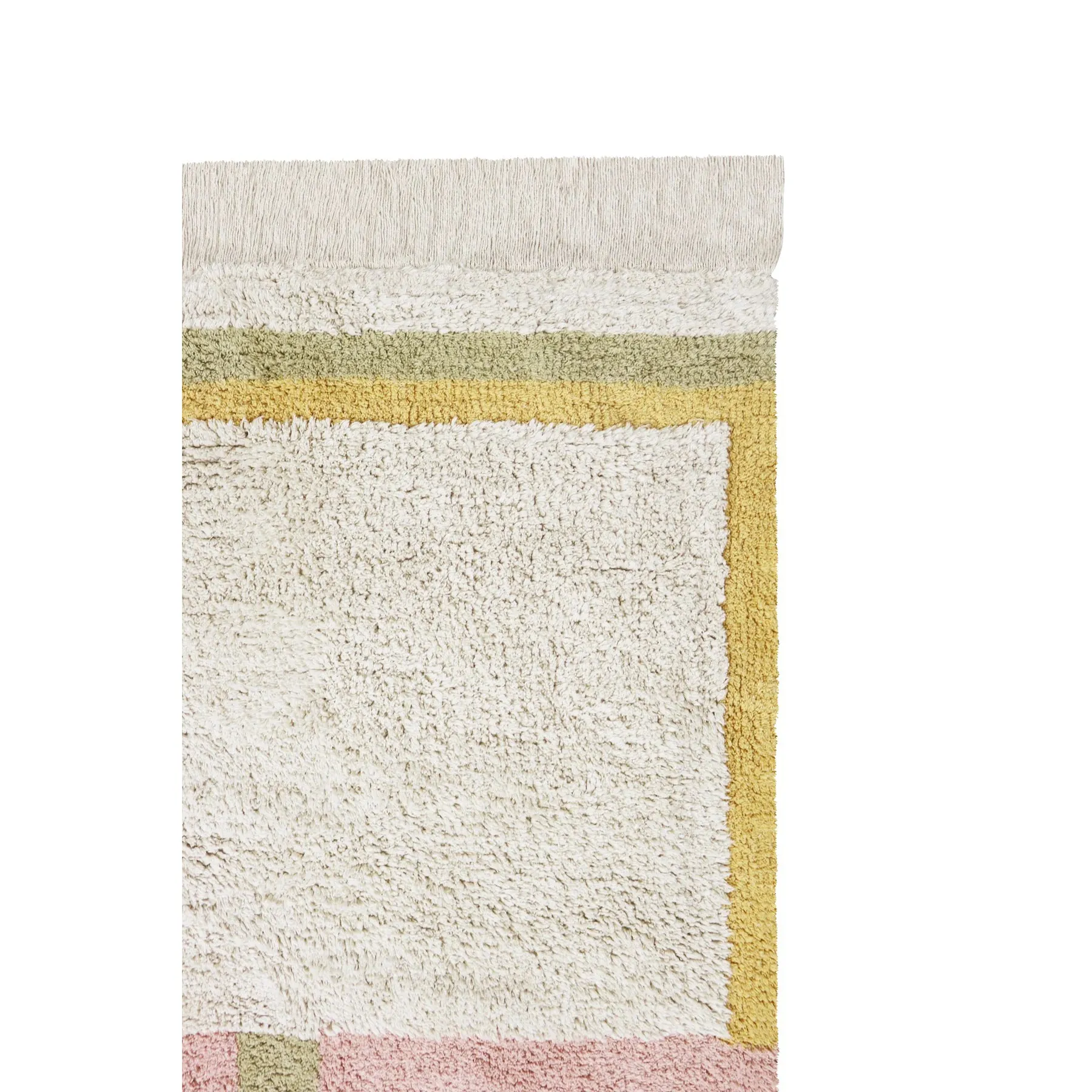 Lorena Canals Maxi Rugs Lane Natural - Vintage Nude Machine Washable Cotton Rug - 200x300cm (Pre-Order; Est. Delivery in 4-8 Weeks)