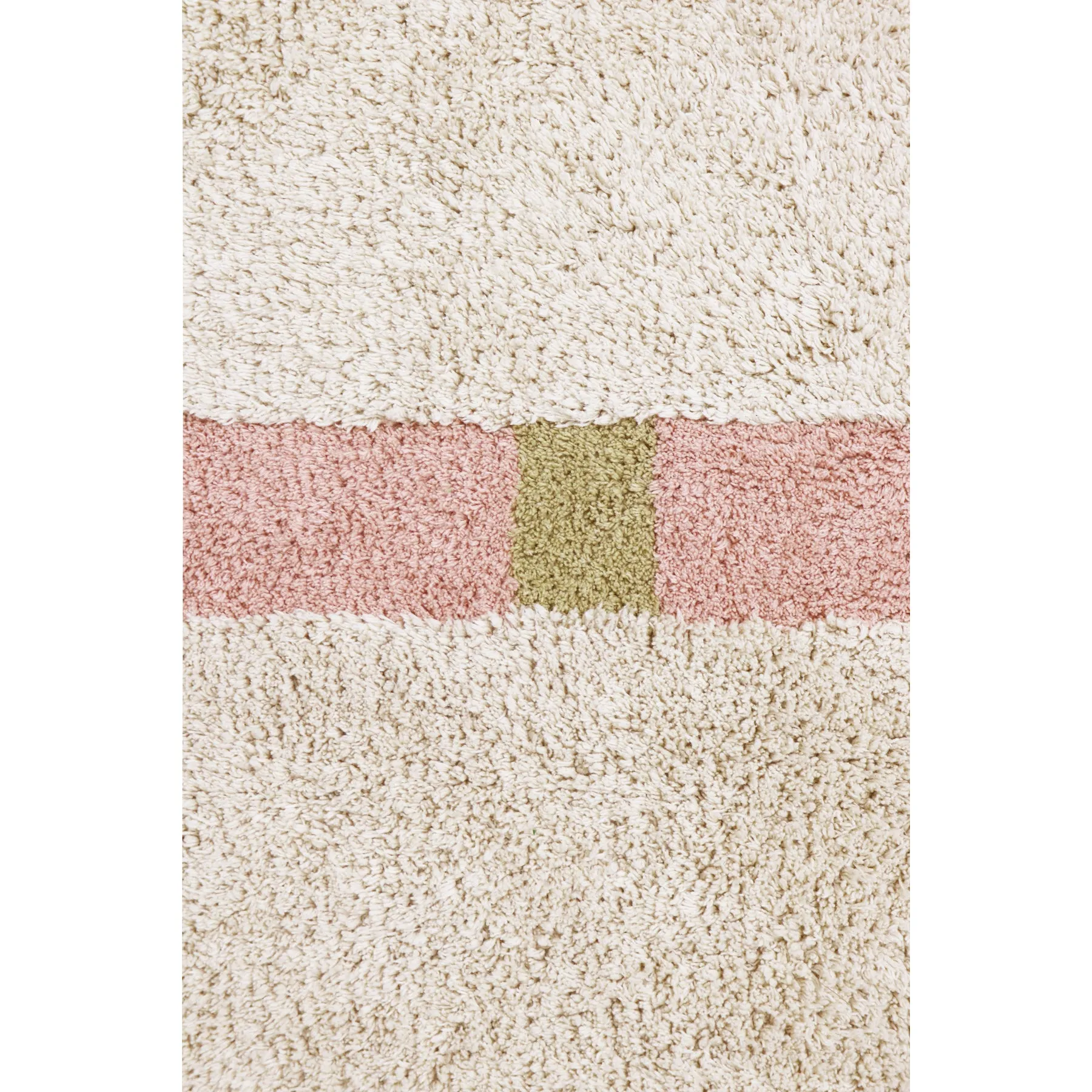 Lorena Canals Maxi Rugs Lane Natural - Vintage Nude Machine Washable Cotton Rug - 200x300cm (Pre-Order; Est. Delivery in 4-8 Weeks)