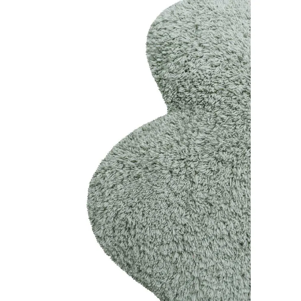 Lorena Canals Mushroom Hunters Clouds Blue Sage Machine Washable Floor Cushion - 40x50cm (Online Exclusive)