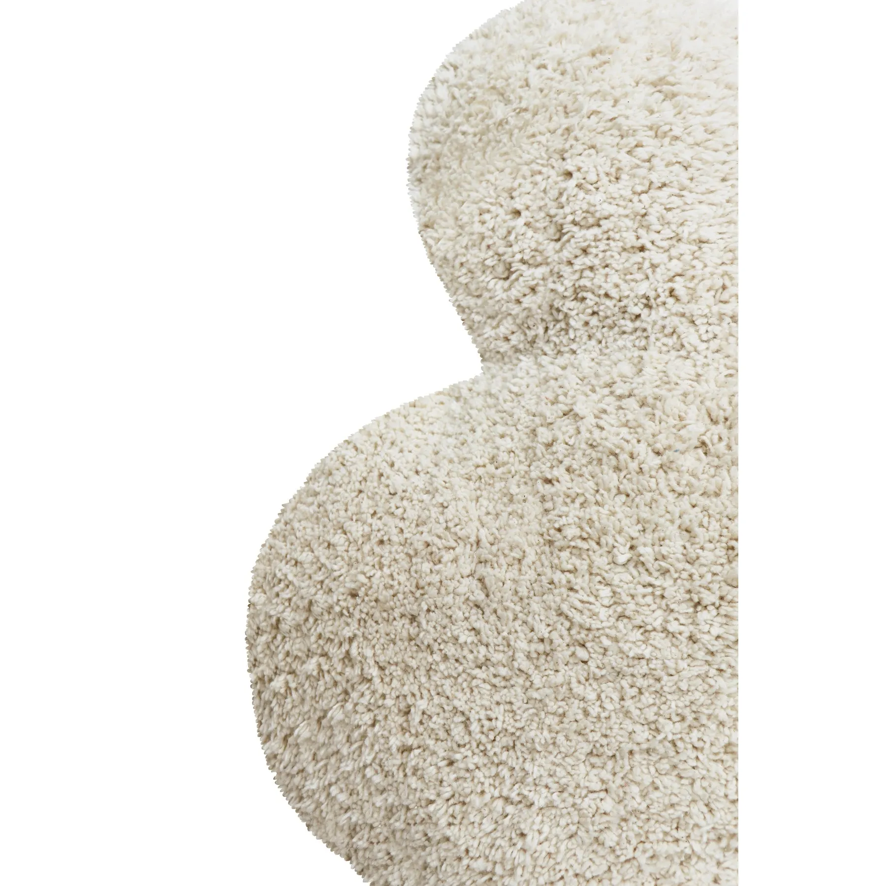 Lorena Canals Mushroom Hunters Clouds Natural Machine Washable Floor Cushion - 40x50cm