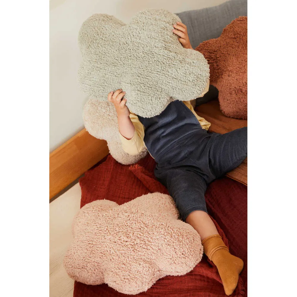 Lorena Canals Mushroom Hunters Clouds Rose Machine Washable Floor Cushion - 40x50cm (Online Exclusive)