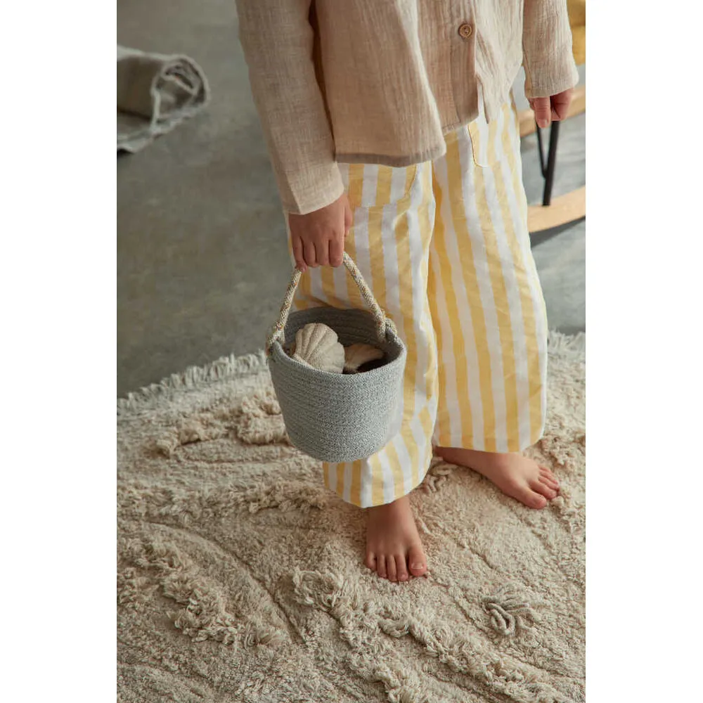 Lorena Canals Sea Wonders Island Machine Washable Cotton Play Rug - 120x120cm (Pre-Order; Est. Delivery in 4-8 Weeks)