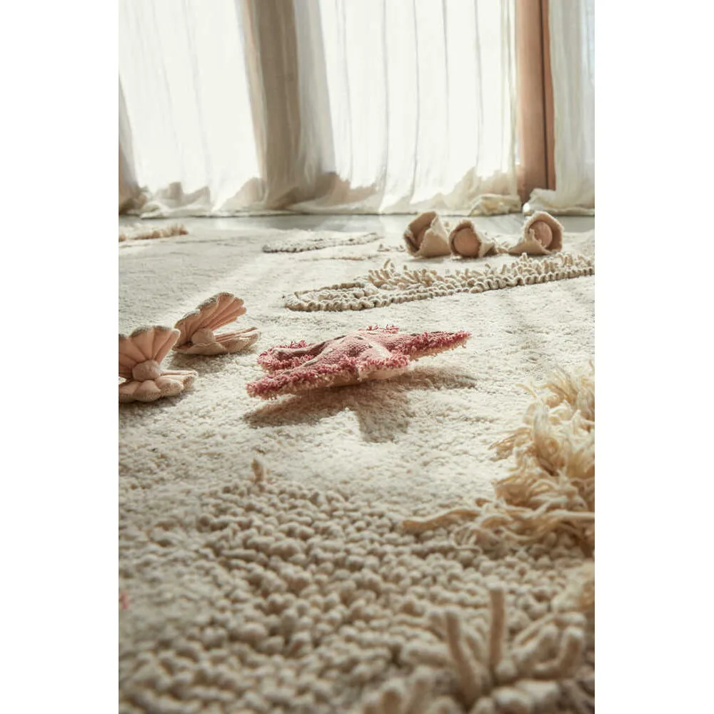Lorena Canals Sea Wonders Seabed Machine Washable Cotton Play Rug - 140x200cm (Pre-Order; Est. Delivery in 4-8 Weeks)