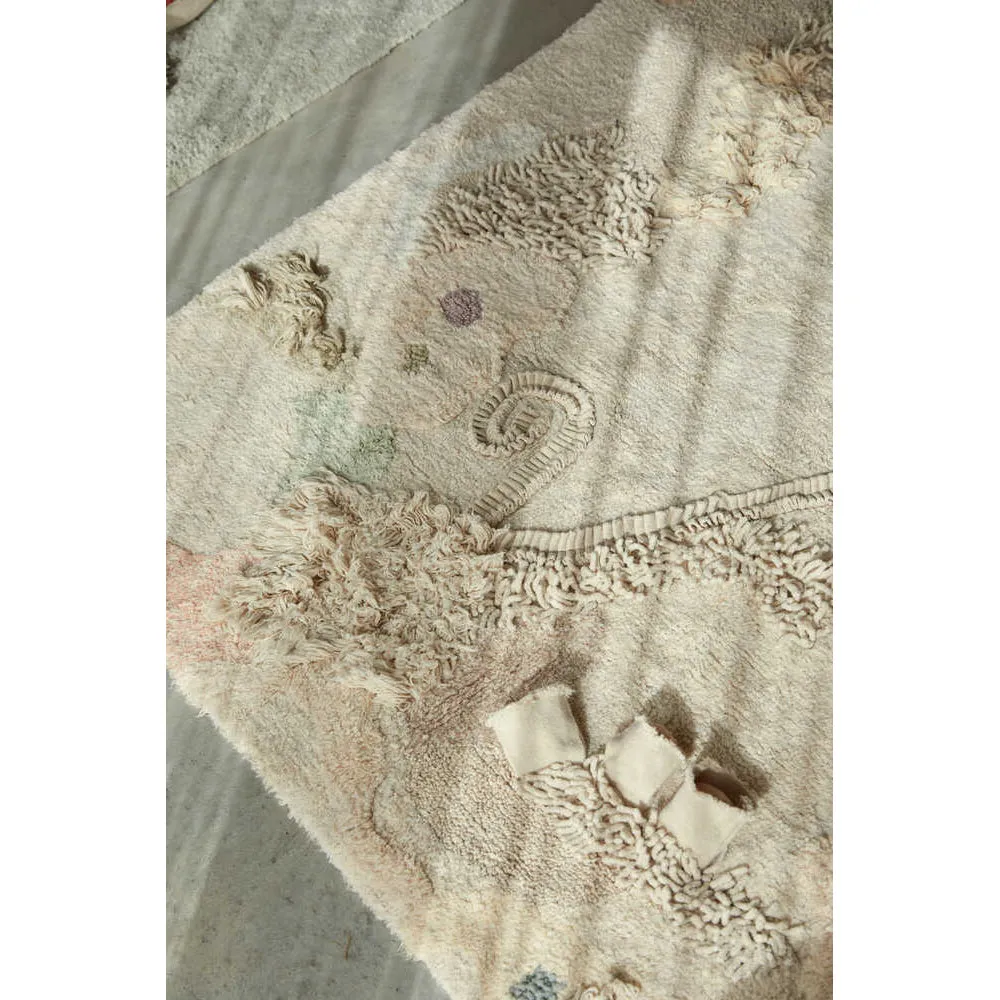 Lorena Canals Sea Wonders Seabed Machine Washable Cotton Play Rug - 140x200cm (Pre-Order; Est. Delivery in 4-8 Weeks)