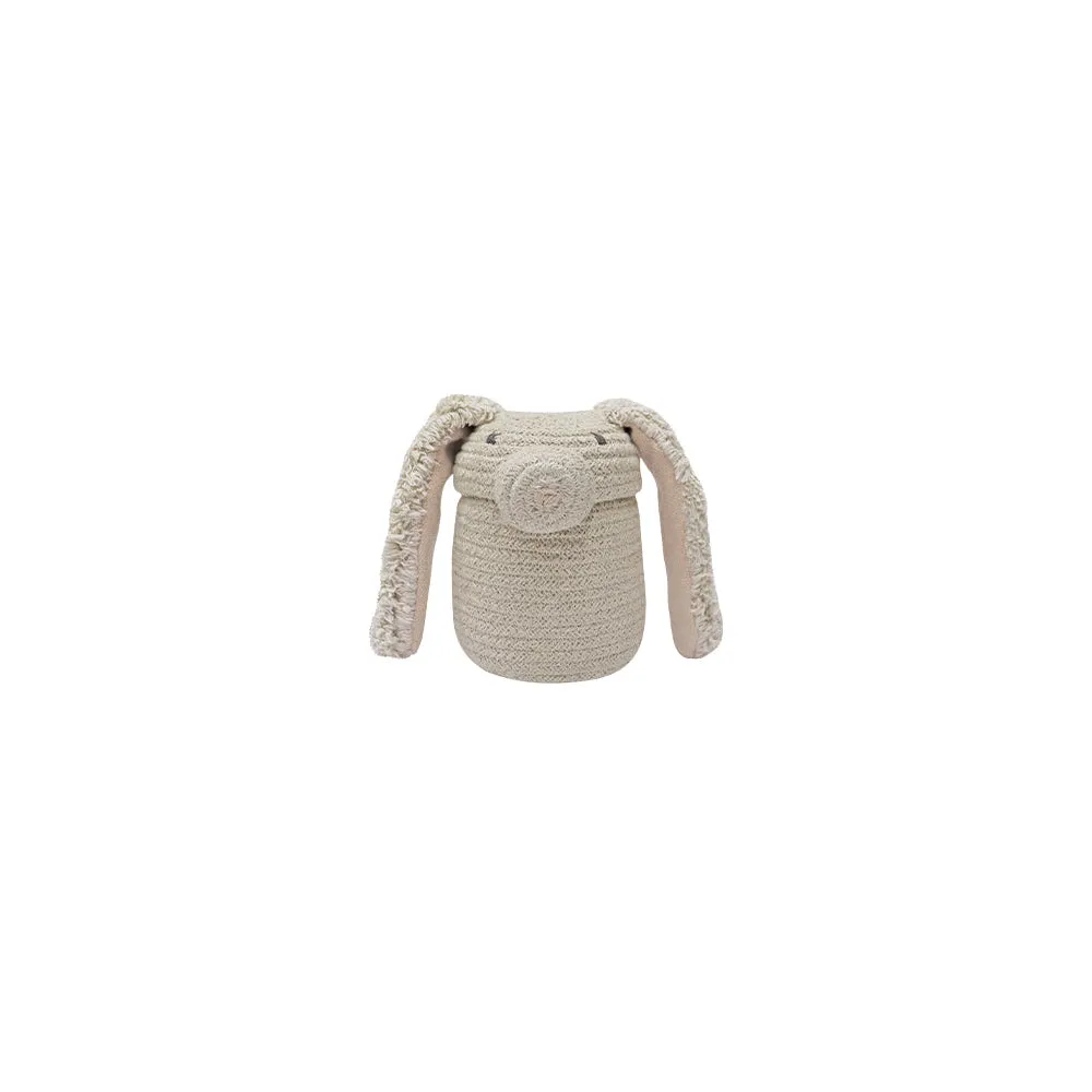 Lorena Canals The Animal Crew Mini Rita the Rabbit Basket - 15x15cm (Online Exclusive)