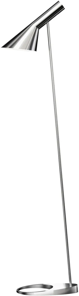 Louis Poulsen Aj Floor Lamp, Stainless Steel