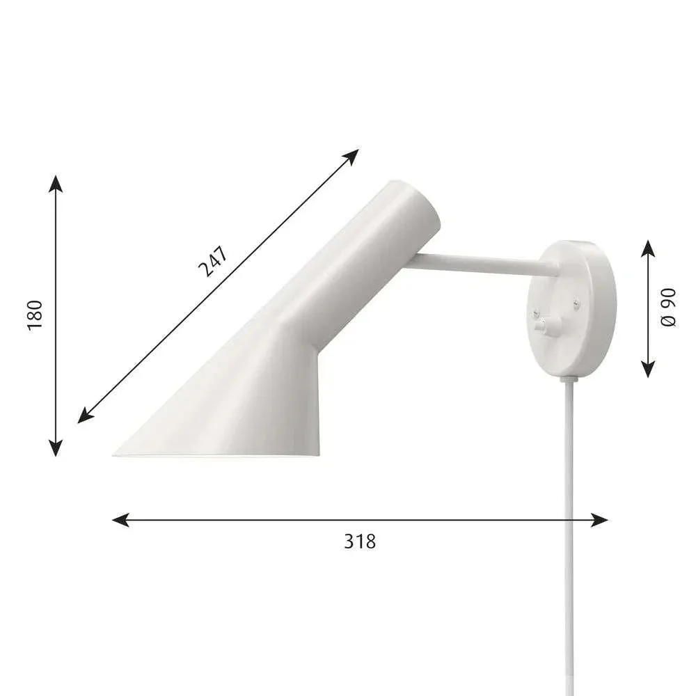 Louis Poulsen Aj Wall Lamp V3, White