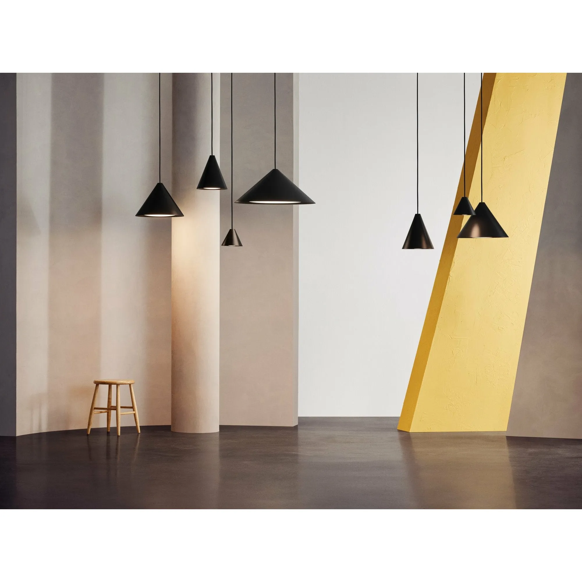 Louis Poulsen Keglen Pendant Led  650 Mm, Black