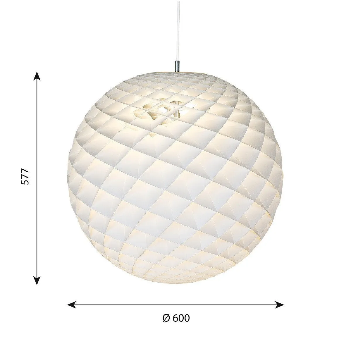 Louis Poulsen Patera 577x600 Mm, White